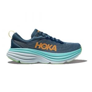 Hoka Bondi 8 Wide Chaussures de Course HommeBleu Bleu