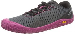 Merrell Femme Vapor Glove 6-Granite/Fuchsia Sneakers Basses