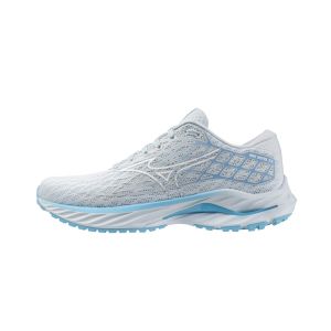 Chaussures Femme Mizuno Wave Inspire 20 Blanc Bleu AW24