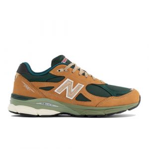 New Balance Homme Made in USA 990v3 en Marron/Vert