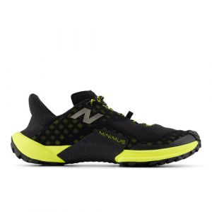 New Balance Homme Minimus Trail en Noir/Jaune/Orange, Textile, Taille 47.5 Large