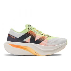 New Balance Femme FuelCell SuperComp Elite v4 en Blanc/Vert/Orange