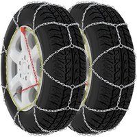 vidaXL 2x Chaînes Antidérapantes 16mm VUS 4x4 Taille 400 Pneu de Voiture Neige