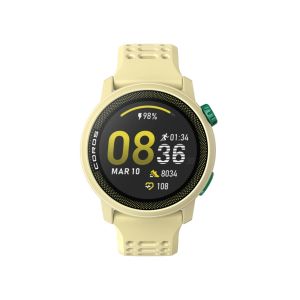 Montre Coros Pace 3 GPS en silicone jaune