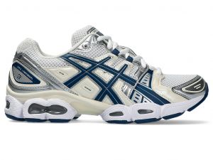 ASICS Gel - Nimbus 9 White / Light Indigo Femmes Taille 41.5