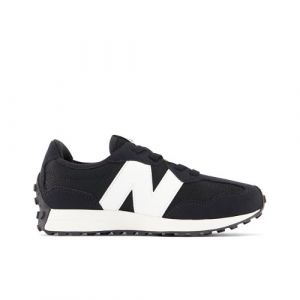 New Balance Enfant 327 Bungee Lace en Noir/Blanc