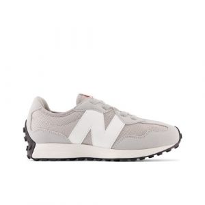 New Balance Enfant 327 Bungee Lace en Gris/Blanc