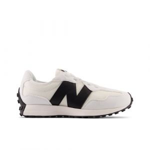 New Balance Enfant 327 Bungee Lace en Blanc/Noir