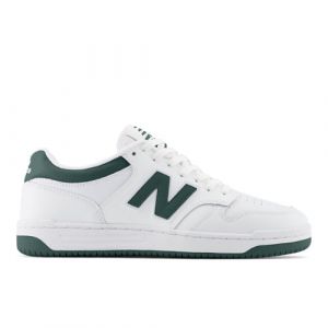 New Balance Unisexe 480 en Blanc/Vert/Gris, Leather, Taille 47.5 Large