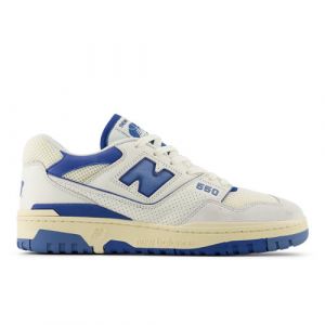 New Balance Unisexe 550 en Blanc/Bleu, Leather, Taille 47.5 Large