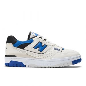 New Balance Unisexe 550 Premium en Blanc/Bleu/Noir, Leather, Taille 47.5 Large