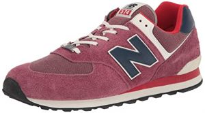 New Balance Basket Cuir 574 Homme Rouge 42 EU U574RX2