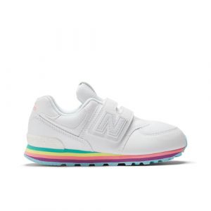 New Balance Enfant 574 HOOK & LOOP en Blanc/Bleu