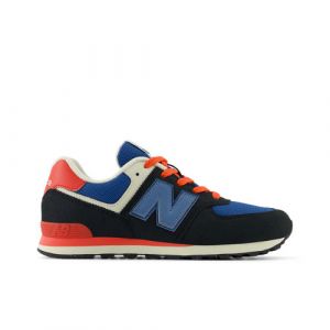 New Balance Enfant 574 en Noir/Rouge