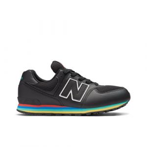 New Balance Enfant 574 en Noir/Rouge