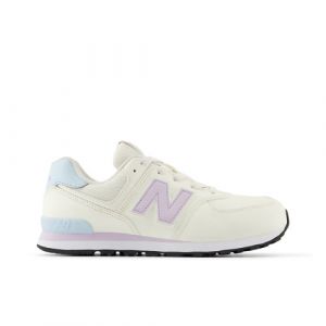 New Balance Enfant 574 en Blanc/Mauve