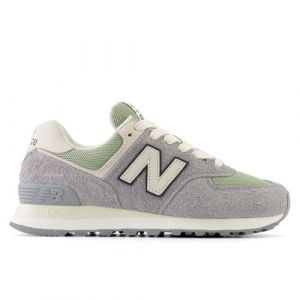 New Balance Femme 574 en Gris/Vert/Beige