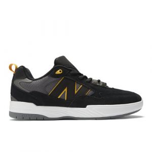 New Balance Homme NB Numeric Tiago Lemos 808 en Noir/Jaune, Suede/Mesh, Taille 45.5 Large