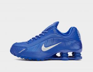 Nike Shox R4 Femme, Blue