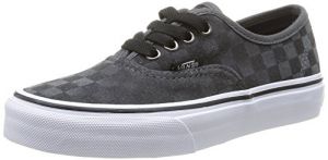 Vans K Authentic-mode mixte enfant-noir (checkerboard sde)-32