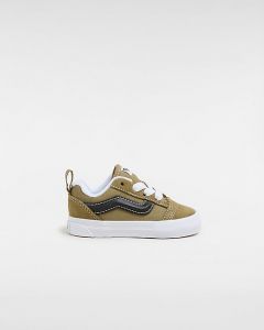 VANS Chaussures Knu Skool Elastic Lace Bébé (1-4 Ans) (brown) Toddler Vert, Taille 26.5