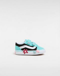 VANS Chaussures À Scratch Old Skool Glitter Bébé (1-4 Ans) (multi/true Whit) Toddler Multicolour, Taille 26.5