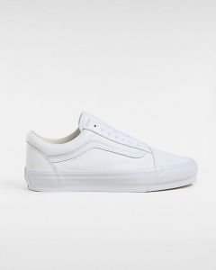 VANS Chaussures Premium Old Skool 36 (white/white) Unisex Blanc, Taille 47