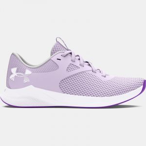 Chaussure de training Under Armour Charged Aurora 2 pour femme Noir / Noir / Metallique Warm Argent 41