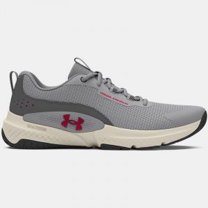 Chaussure de training Under Armour Dynamic Select pour homme Mod Gris / Castlerock / Inferno Rouge 42