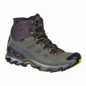 Chaussures La Sportiva Ultra Raptor II Mid Leather GORE-TEX gris vert jaune - 43