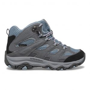 Chaussures de marche Merrell Moab 3 Mid Waterproof gris bleu enfant - 38