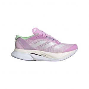 Chaussures adidas Adizero Boston 12 rose gris femme - 40