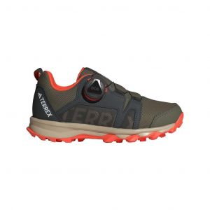 Chaussures adidas Terrex Agravic BOA vert kaki noir orange enfant - 38(2/3)