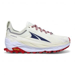 Chaussures Altra Olympus 5 blanc bleu marine rouge femme - 41