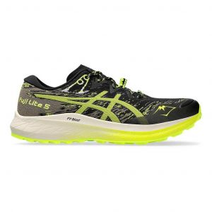 Chaussures ASICS Fuji Lite 5 noir pur jaune - 49