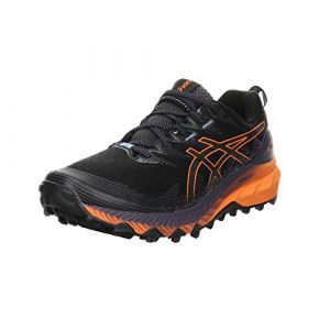 ASICS Fujitrabuco 10 Chaussure de Course de Trail Running pour Homme Noir Orange