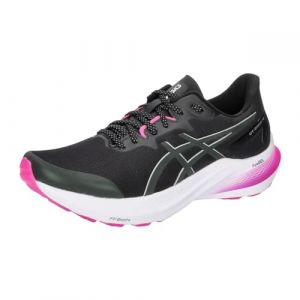 ASICS GT 2000 12 Donna Chaussures de Course Noir Argent