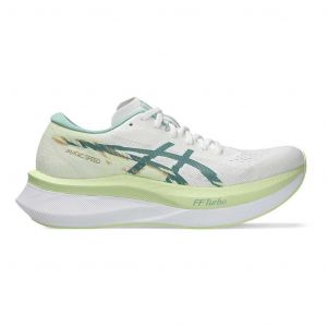 Chaussures ASICS Magic Speed 4 blanc pur vert clair femme - 43.5