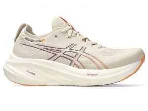 ASICS Gel - Nimbus 26 Oatmeal / Faded Orange Femmes Taille 41.5