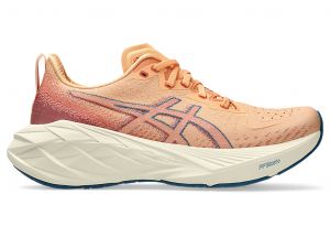 ASICS Novablast 4 Faded Orange / Deep Red Femmes Taille 41.5