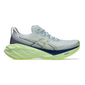 Chaussures ASICS Novablast 4 gris bleu vert femme - 43.5