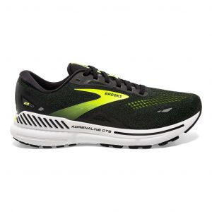 Chaussures Brooks Adrenaline GTS 23 Medium noir jaune fluo - 46