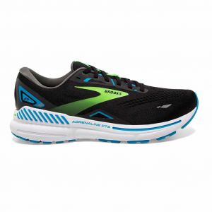 Chaussures Brooks Adrenaline GTS 23 Narrow noir vert bleu - 49.5