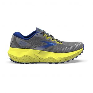 Chaussures Brooks Caldera 6 gris métal jaune bleu - 42