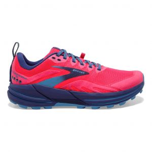 Chaussures Brooks Cascadia 16 rose bleu femme - 40