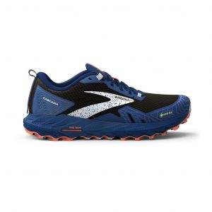 Chaussures Brooks Cascadia 17 Medium GORE-TEX bleu noir orange - 45.5