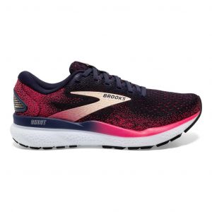 Chaussures Brooks Ghost 16 Medium bleu foncé fuchsia femme - 43