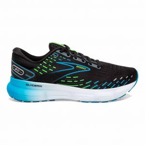 Chaussures Brooks Glycerin 20 noir vert bleu - 45.5