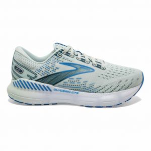 Chaussures Brooks Glycerin GTS 20 Medium blanc bleu femme - 36.5