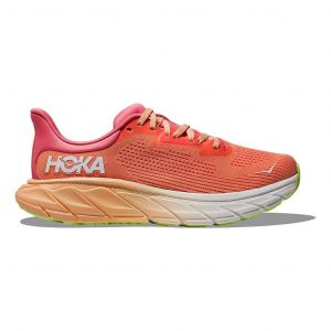 Chaussures HOKA Arahi 7 rouge corail multicolore femme - 38